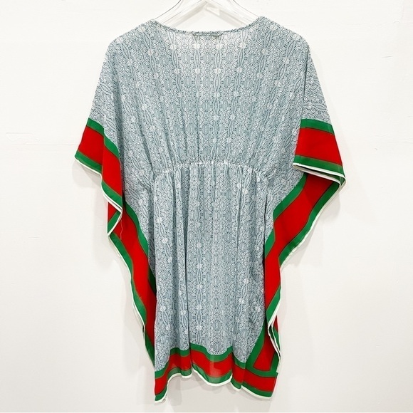 UO Staring At Stars Sheer Flowy Kimono Tunic Top XS/S Flowy Printed Resort Wear - Picture 2 of 6